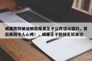 威廉凯特被迫婉拒路易王子公开活动邀约，背后原因令人心疼！，威廉王子凯特王妃采访