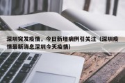深圳突发疫情，今日新增病例引关注（深圳疫情最新消息深圳今天疫情）
