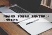 阿联酋国债：不仅是投资，更是财富新风口！，阿联酋2020