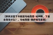 【移民法官下令驱逐马哈茂德·哈利勒，下面会发生什么？，马哈茂德·穆萨维马吉德】