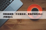 阿联酋国债：不仅是投资，更是财富新风口！/阿联酋du