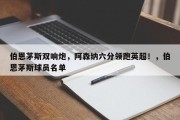 伯恩茅斯双响炮，阿森纳六分领跑英超！，伯恩茅斯球员名单