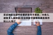 尼日利亚北部村庄遭武装分子袭击，30余人遇害多人被绑架/尼日利亚中部发生袭击事件致22人死亡