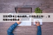 沈阳突发本土确诊病例，行动轨迹公布！，沈阳确诊疫情轨迹