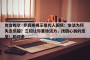 包含梅尔·罗宾斯揭示现代人困境：生活为何失去乐趣？三招让你重拾活力，找回心跳的感觉！的词条