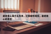 虐老兽心是什么生肖，已答解析落实，虐老兽心的意思